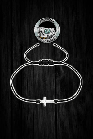 Pulsera Cruz Ajustable